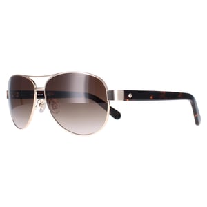 Kate Spade Aviator Damen Gold Havanna Braun Gradient Dalia 2/S