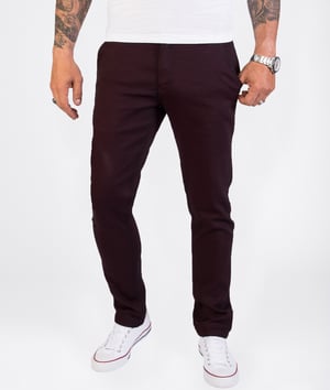 Rock Creek Stoffhose Weinrot