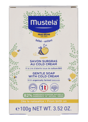 Mustela Bebe Gentle Soap With Cold Cream.