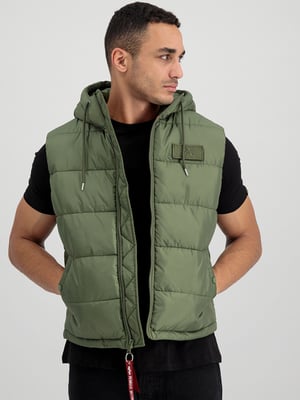 Alpha Industries Kapuzen-Steppweste FD Grün