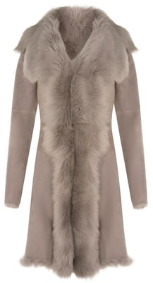 Damen-Trenchcoat aus Toscana-Schaffell-Wildleder-Tbilisi