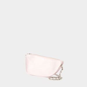 Sac à Bandoulière Micro Sling Shield - Burberry - Cuir - Rose