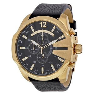 Diesel Mega Chief Schwarz Herren Armbanduhr DZ4344