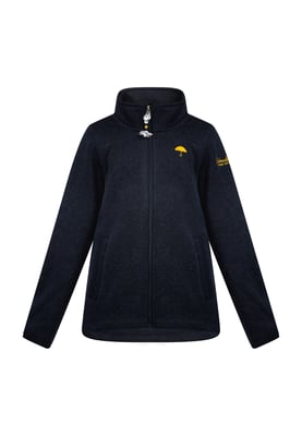 Schmuddelwedda Strickfleecejacke Mädchen (Kids) Meeresmelange