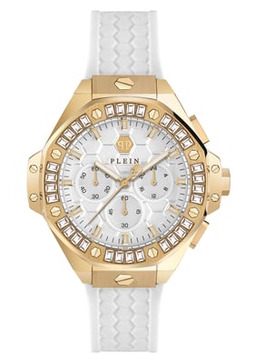 Philipp Plein Plein Chrono Royal Unisex Uhr Weiß PWPSA0624