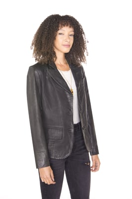 Damen-Lederblazer-Seregno
