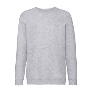 Fruit of the Loom - "Premium" Sweatshirt Überschnittene Schulter für Kinder (Grau meliert)