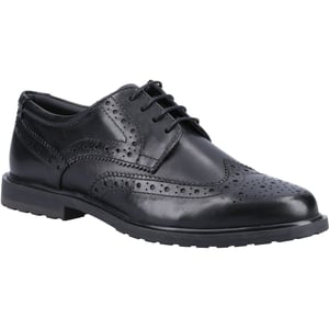 Hush Puppies - Damen Halbschuhe "Verity", Leder (Schwarzer Lack)