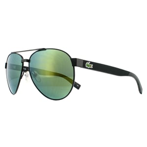 Lacoste Aviator Unisex Matte Grün Grün Spiegel Sonnenbrille
