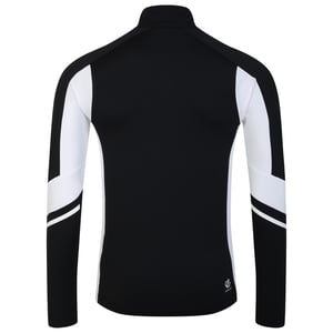Dare 2B - "Speed" Base Layer Oberteil mit halbem Reißverschluss für Herren (Schwarz/Weiß)