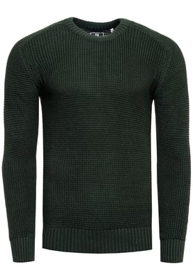 Rusty Neal Sweater Casual Fit Grün