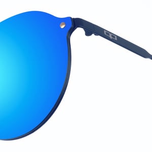 Unisex NEW LOURENZO Oval geformte Nylon Sonnenbrille