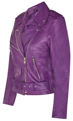 Damen-Bikerjacke aus Rindsleder – Mansfield
