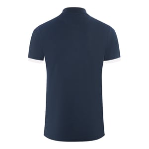 Aquascutum Branded Kragen Marineblau Poloshirt
