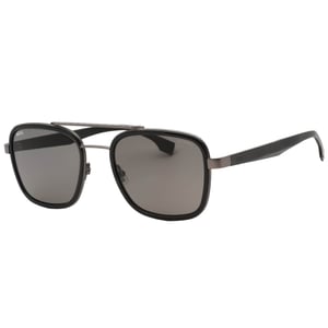 Hugo Boss graue Sonnenbrille mit polarisierten Glasern in dunklem Rutheniumgrau