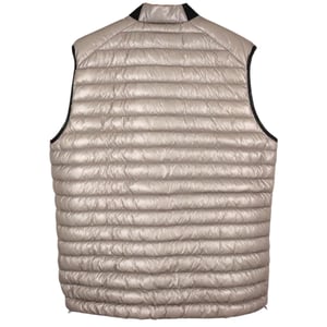 Belstaff Airframe Beige glanzende Weste mit Daunenfullung
