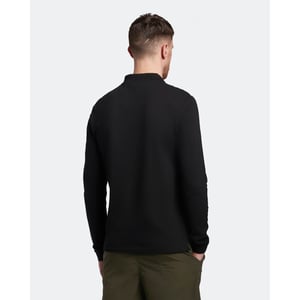 Lyle & Scott Herren Poloshirt mit langen Ärmeln und Kragen