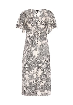 Dreimaster Kleid Damen Weiss Schwarz
