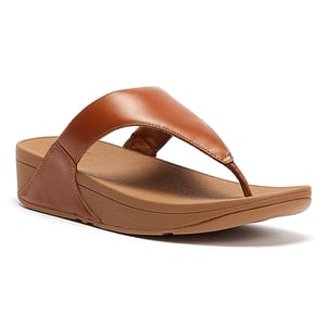 FitFlop Lulu Leder Damensandalen - (Tan)