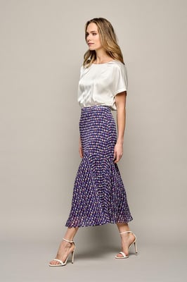 Rock mit Cassy-Print Multi