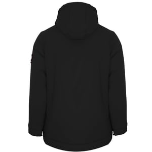 Plein Sport Gepolsterte Kleine Rundlogo Markierte Schwarze Jacke