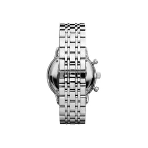Emporio Armani AR0389 Chronograph Schwarzes Zifferblatt Herrenuhr