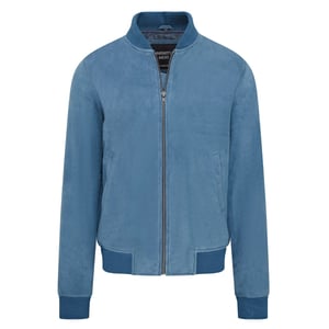 Weiche MA-1 Varsity Bomberjacke aus Ziegenwildleder f�r Herren - Dalian