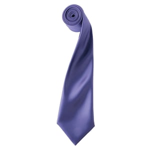 Premier - "Colours" Krawatte für Herren/Damen Unisex (Violett)