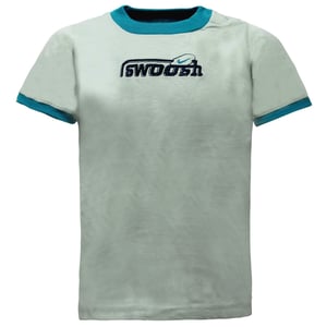 Nike Swoosh Kinder-T-Shirt in Hellgrün