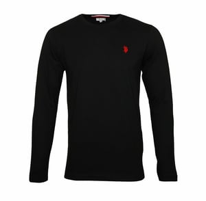 U.S. Polo Assn. Langarmshirts in Schwarz
