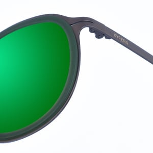 Jossie Damen-Sonnenbrille aus Metall in Ovalform