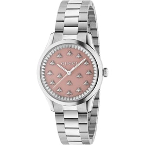 Gucci YA1265033 G-Timeless Rosa Zifferblatt Damenuhr
