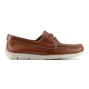 Clarks Karlock Step Mens Brown Bootsschuhe