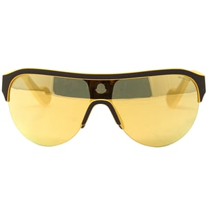 Moncler ML0049 50L OO Gelbe Sonnenbrille