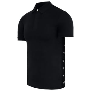 Emporio Armani Herren Black Polo -Hemd