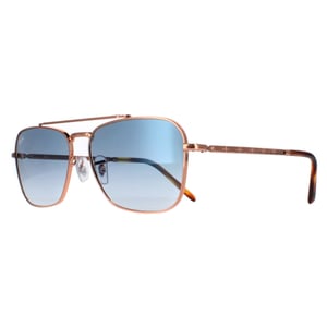 Ray-Ban Square Unisex Rose Gold Blau Gradient RB3636 New Caravan