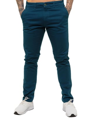 Enzo Herren Slim Fit Stretch Chinos