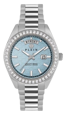Philipp Plein Date Superlative Gent Herrenuhr Silber PWPNA0524