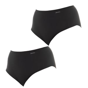 2er-Pack Höschen mit hoher Taille und elastischem, atmungsaktivem Stoff 1031893 für Damen