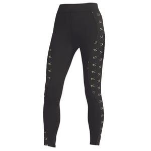 Schwarze Nike Air All-Over-Logo-Leggings