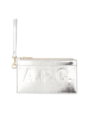 Market Clutch - A.P.C. - Synthetik - Silber