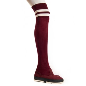 Montevita Hohe Stiefel Bottavita3 Bordeaux