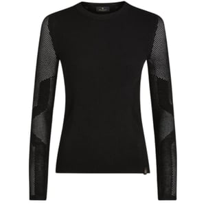 Belstaff Kai Rundhals-Langarm-T-Shirt in Schwarz