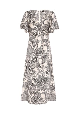 Dreimaster Kleid Damen Weiss Schwarz