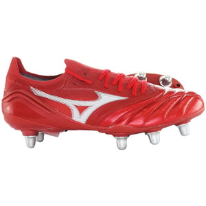 Mizuo Morelia Neo III Beta ESI Rote Herren-Fußballschuhe