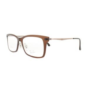 Ray-Ban Brillenfassungen RX 7039 5450 Dunkel Matt Braun Herren Damen 53mm