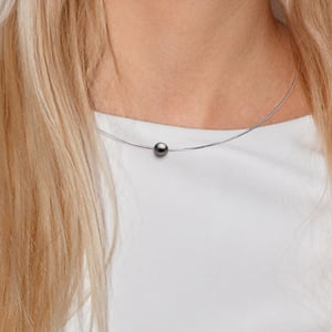 DIADEMA - Halskette - Omega - Silber und Tahiti-Perle