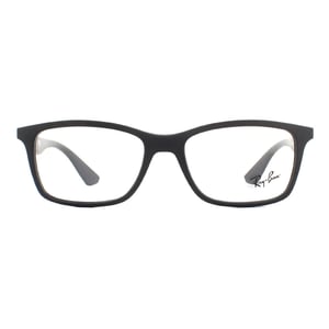 Ray-Ban Grasses RX7047 5196 Mentes noires mat Femmes