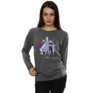 Disney - "Frozen 2 Distressed Group" Sweatshirt für Damen (Holzkohle)