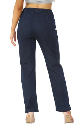 MYT Damen-Jeans mit seitlichem elastischem Bund in Dunkelblau